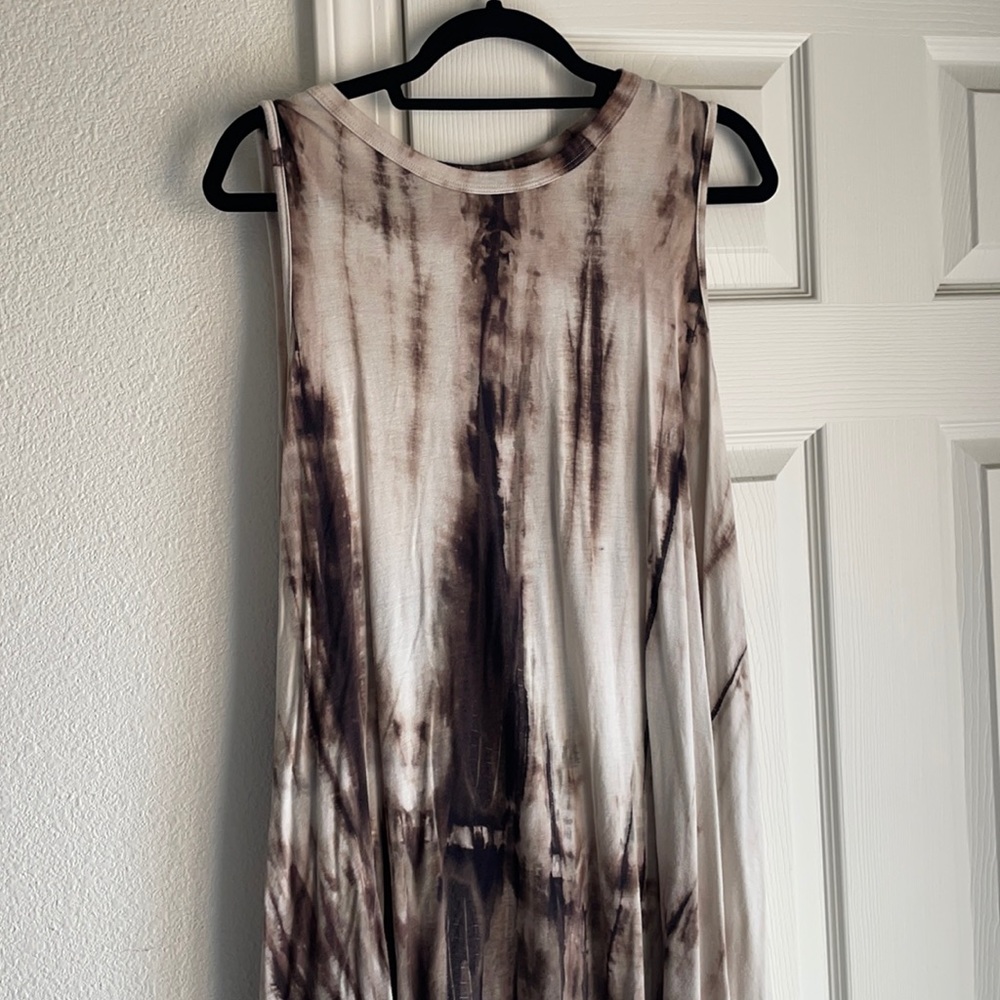 Tie Dye muscle sleeve dress